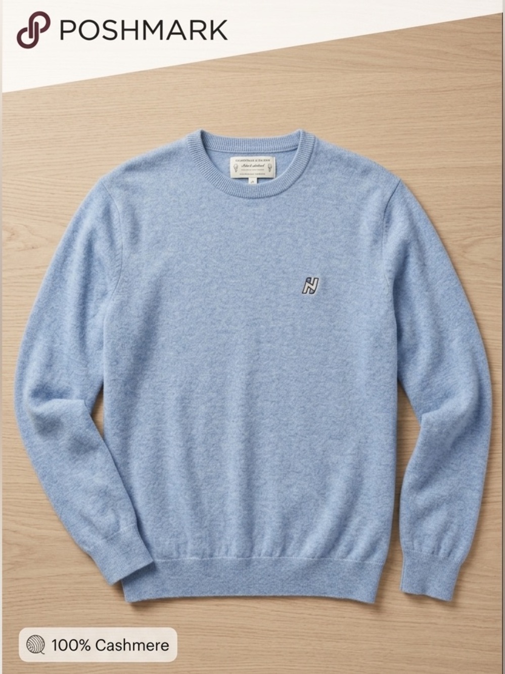 Holderness and Bourne Cashmere Sweater Men’s Large L Hudson National Golf Club